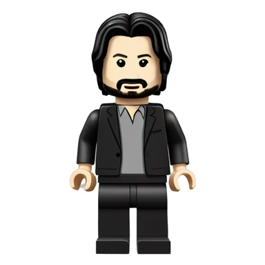 KEANU REEVES lego full body sticker