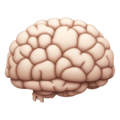 a very sad brain  sticker