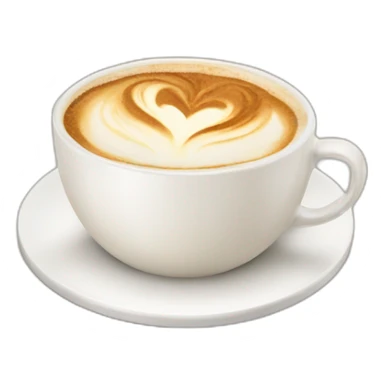 a cup of cappuccino with Apple logo drawn with the cream sticker