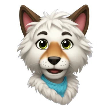 Furry anthro sticker