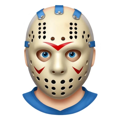 Jason Voorhees, looking cute, looks like he is in love sticker
