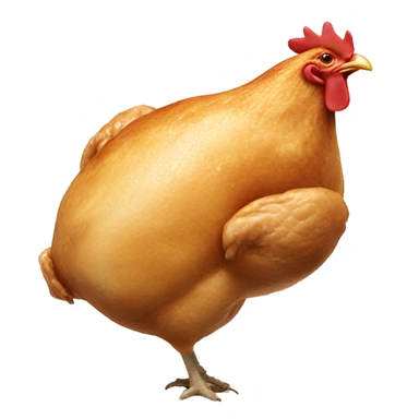 Chicken breast with bazooka  sticker