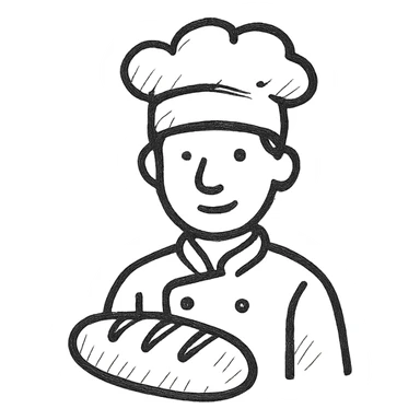 a baker sticker