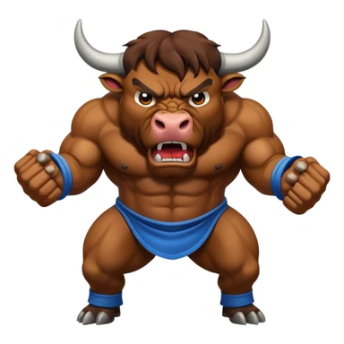 Pissed off bull sticker