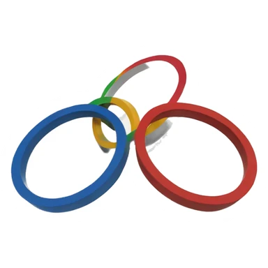 Olympics rings sticker