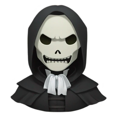 Lord Death soul eater anime black cartoon sticker