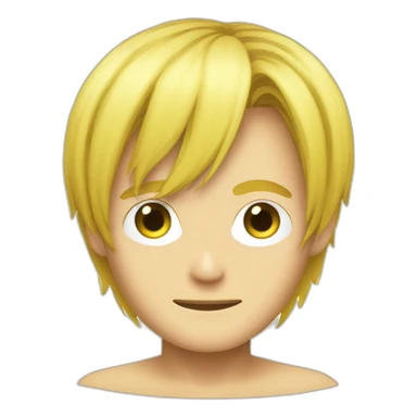 sanji eye-hiding-coif sticker