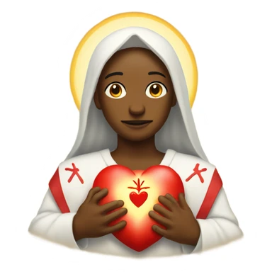 Sacred heart sticker