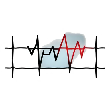 Electrocardiogram  sticker