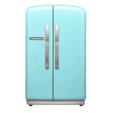 pastel blue fridge sticker