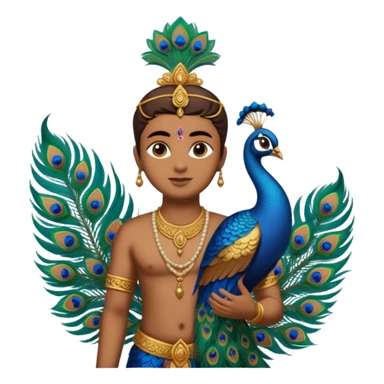 Murugan vel and peocock at back vel also with  sticker