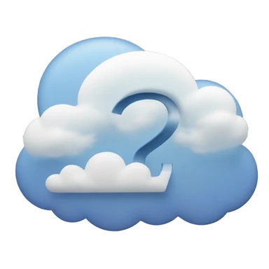 The letter "Y" is created by the shape of a cloud in the top-left corner of the image. sticker