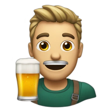 lincon loud drink beer sticker