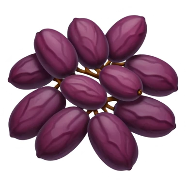 purple dried raisins sticker