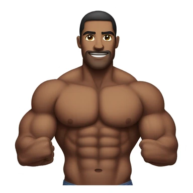 Muscular men sticker