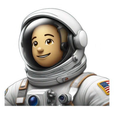 Astronauta tomando fotos en el espacio sticker