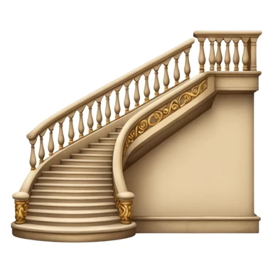 stairs with balcony sticker