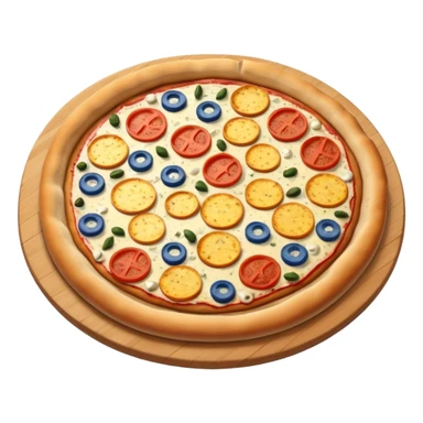Make me a 🍕 or one with shapes of France on it sticker