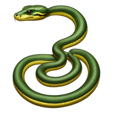 A photo-realistic digital illustration of a Green Anaconda, chest upward, with a broad, flat head, muscular body, and high-set eyes. Its olive-green body is covered with symmetrical, bold black oval spots, and its smooth, glossy scales highlight its large, powerful build. sticker
