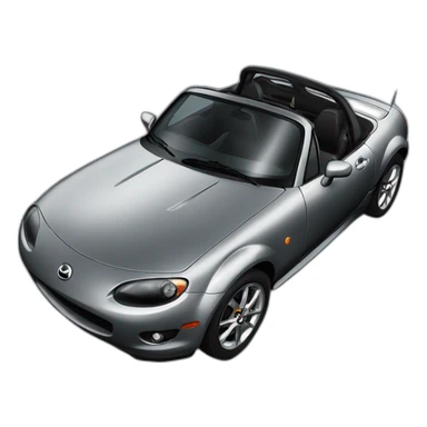 Mazda MX-5 hatchback sticker