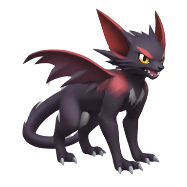 Noivern-Torracat-Zoroark full body sticker