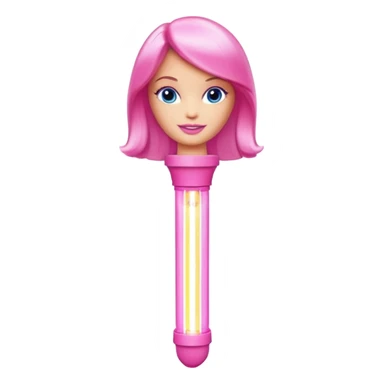 Barbie light stick  sticker
