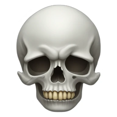 skull of rat upside down sticker