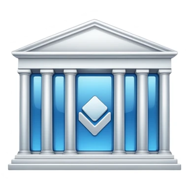 glitter white bank sticker