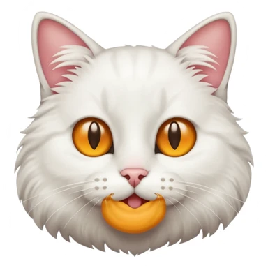 Cat with middle w sticker