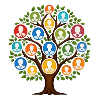 created a highly detailed but manly looking family genealogy logo with multiple colors and make sure to include the name Odlin sticker