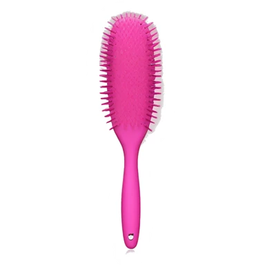 pink princess hair brush sticker