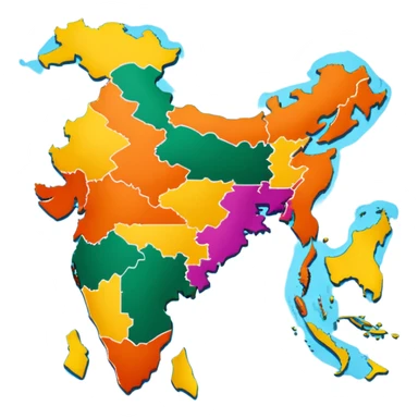 Bangladesh map  sticker