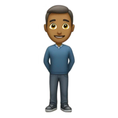 a teacher shows himself behind a door sticker