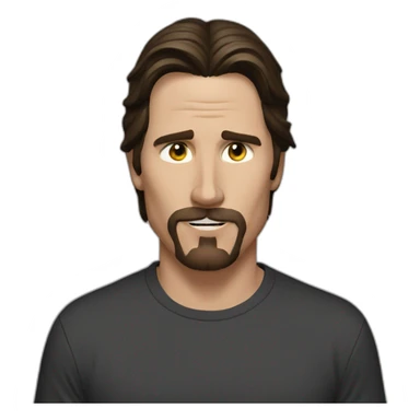 Christian Bale sticker