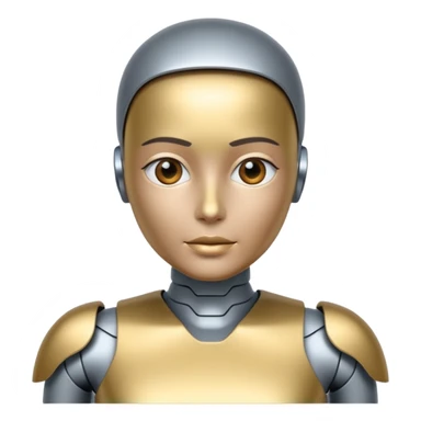 an artificial intelligence standing sticker