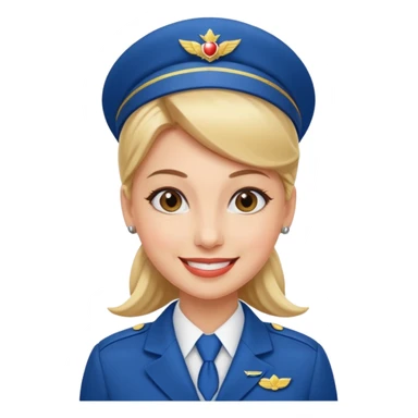 Air hostess sticker