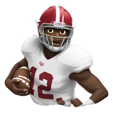 alabama football player sticker