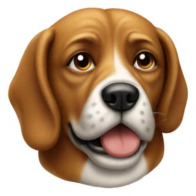 Dog smoking cigar sticker