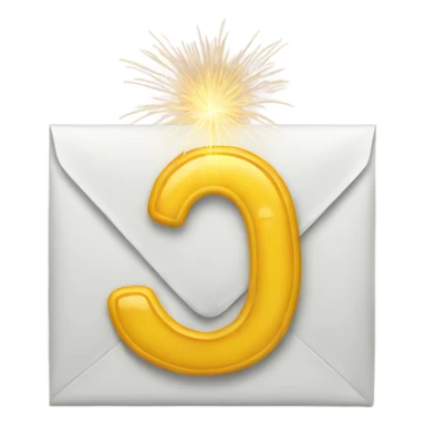 happy new year letter sign  sticker