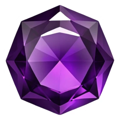 Black crystal  dark purple sticker