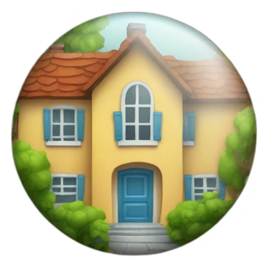 home button icone for webpage sticker