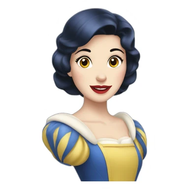 Blanche neige sticker