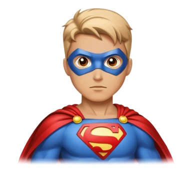 superhero with growth powers in basic form sticker