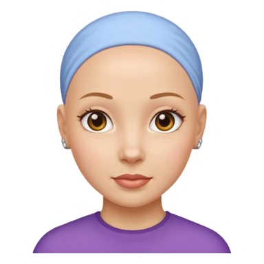 Bald girl sticker