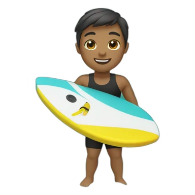 body boarding sticker