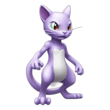 mewtwo pokemon sticker