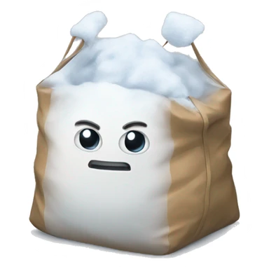 Snow in a bag sticker