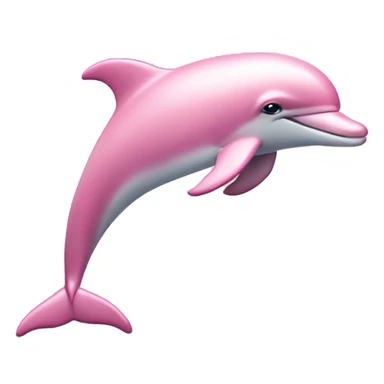 Pastel-pink-colors-dolphin sticker