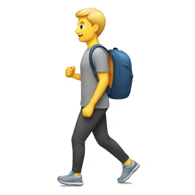 Walking exercise sticker