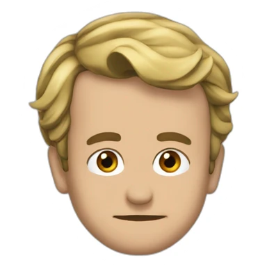 Macron qui fume sticker